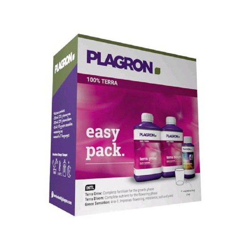 Plagron Easy Pack 100% TERRA - zestaw do 1m2 Plagron Easy Pack 100% TERRA - zestaw do 1m2