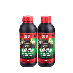 Nawóz Shogun Fertilisers Samurai Hydro Grow Soft Water 2x1L (A&B) - na wzrost do hydroponiki | Woda miękka