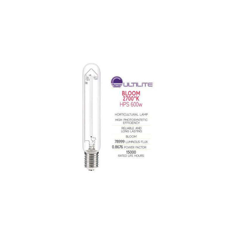 Lampa HPS Cultilite BLOOM 2700K 600W
