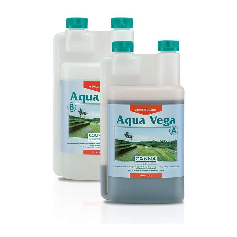 Nawóz Canna Aqua Vega 2x1L - na wzrost do uprawy hydroponicznej Nawóz Canna Aqua Vega 2x1L - na wzrost do uprawy hydroponicznej