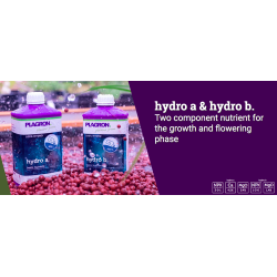 Plagron Hydro A+B 2x 1L - nawóz do uprawy hydroponicznej Plagron Hydro A+B 2x 1L - nawóz do uprawy hydroponicznej