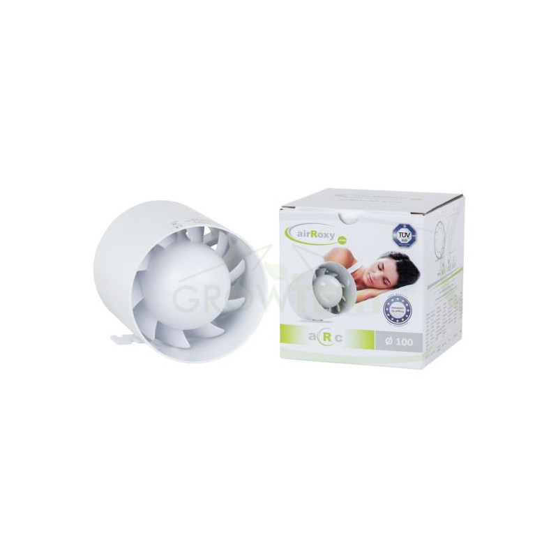 airRoxy wentylator osiowo-kanałowy quiet (silent) 100mm 104m3 airRoxy wentylator osiowo-kanałowy quiet (silent) 100mm 104m3