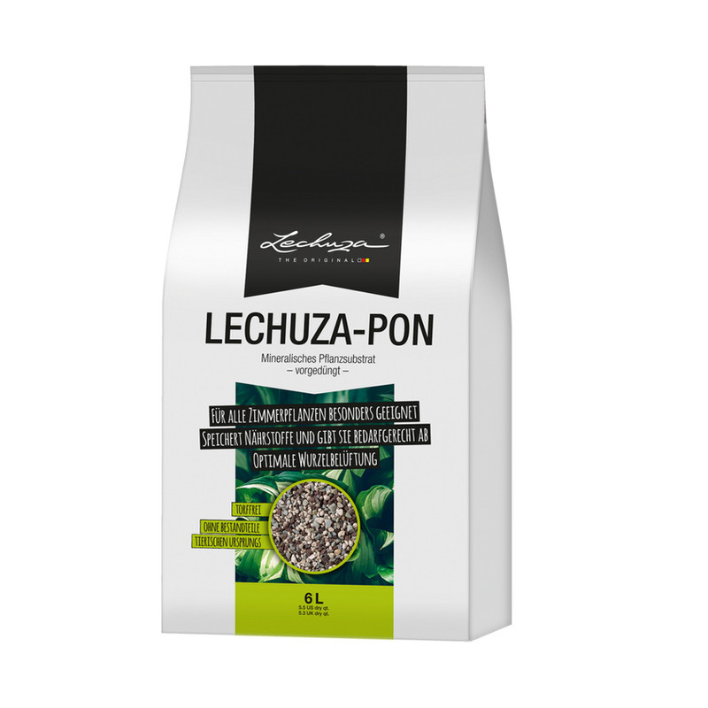 Lechuza-PON 6L - Substrat mineralny do roślin Lechuza-PON 6L - Substrat mineralny do roślin