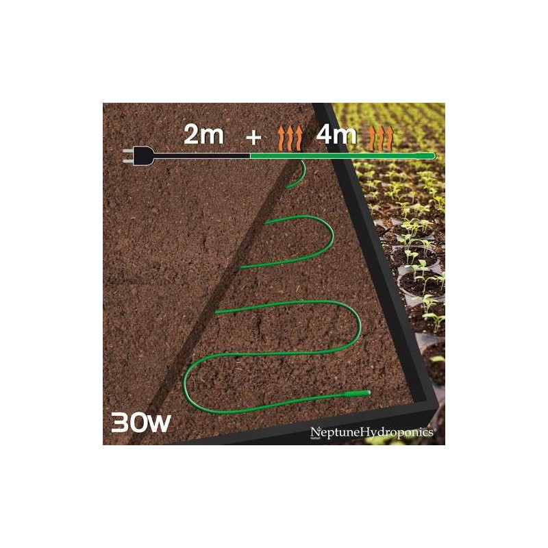Kabel Grzewczy Neptune Hydroponics 4m 30W