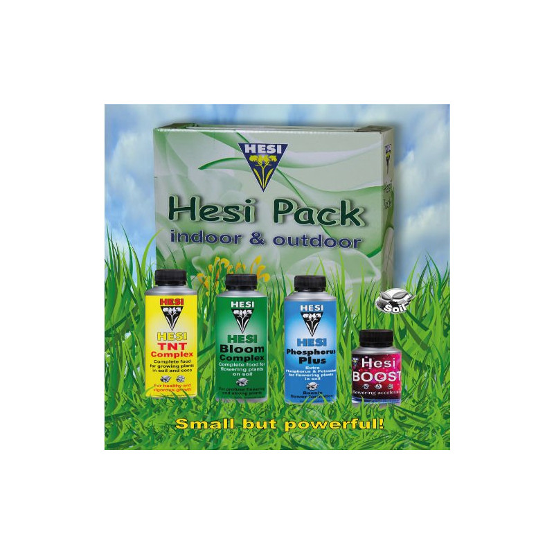 Hesi zestaw nawozów i boosterów (do gleby) Hesi Pack Mini Hesi zestaw nawozów i boosterów (do gleby) Hesi Pack Mini