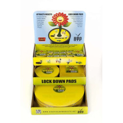 HYP Lock down Pads Round 15cm (6'') - Okrągła Pułapka owadobójcza/ lep na owady 8szt HYP Lock down Pads Round 15cm (6'') - Okrągła Pułapka owadobójcza/ lep na owady 8szt