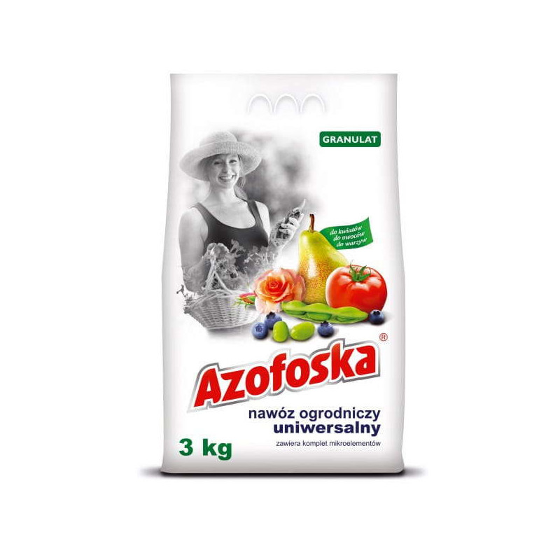 Nawóz Azofoska 3kg nawóz granulowany Nawóz Azofoska 3kg nawóz granulowany