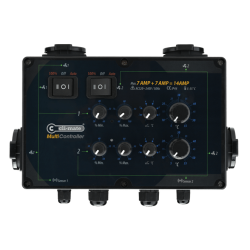 Kontroler klimatu Cli-mate MC-12-12 2x12A - regulator obrotów na 4 wentylatory