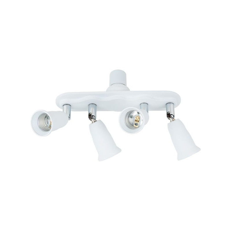 Splitter, rozgałęziacz do żarówek E27 4 gniazda z regulacją