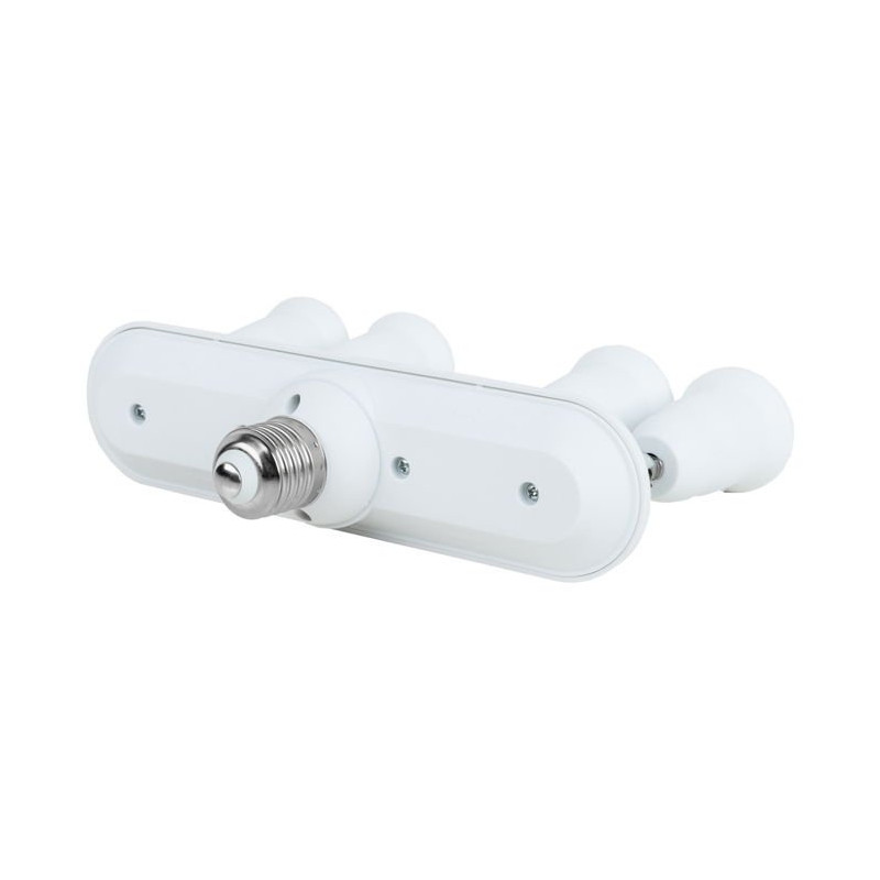 Splitter, rozgałęziacz do żarówek E27 4 gniazda z regulacją