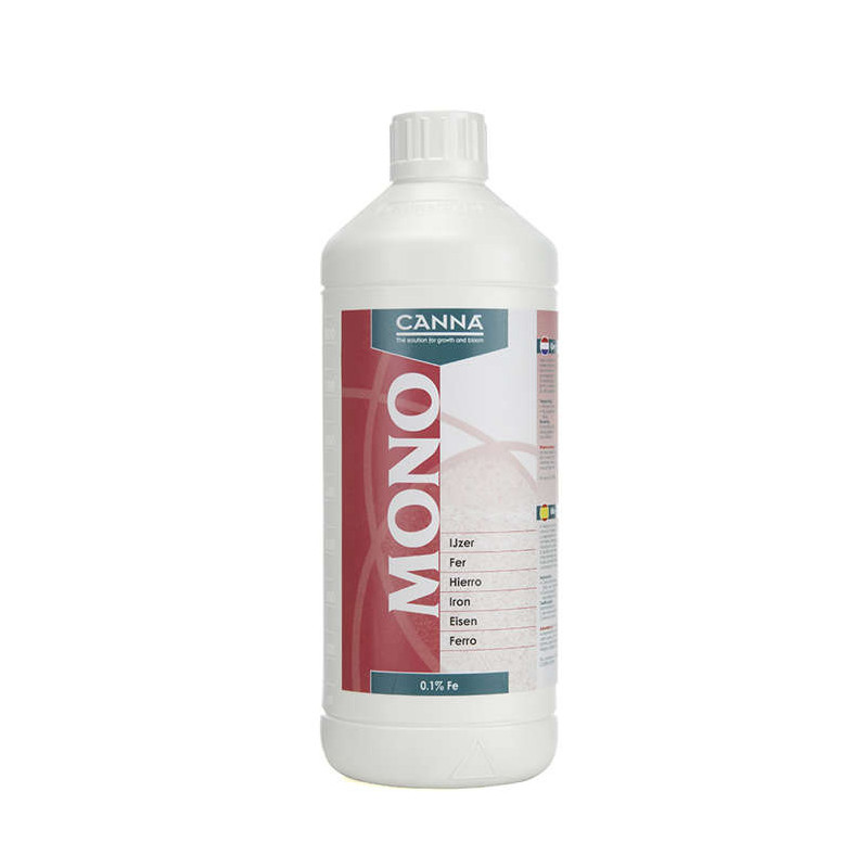 Nawóz Canna MONO Żelazo w płynie Fe 0,1% 1l Nawóz Canna MONO Żelazo w płynie Fe 0,1% 1l