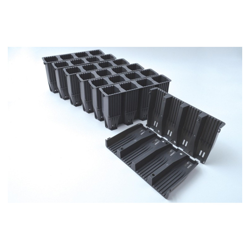 Garland Plastikowe wkłady do ukorzeniania - 28 komórek do ukorzeniania roślin 4x4x12cm