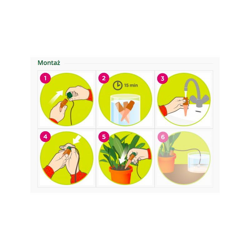 Blumat Classic dla roślin domowych 3 szt. - automatyczne podlewaczki