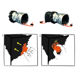 Secret Jardin otwór na kabel 70mm podwójny