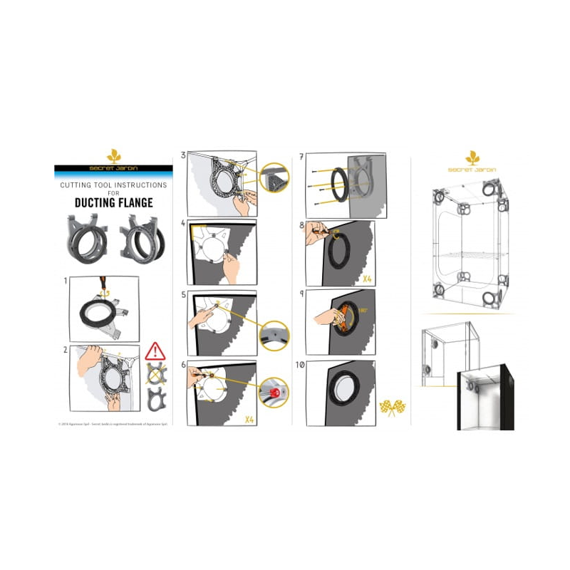 Secret Jardin kołnierz kanałowy 16mm DF16MM