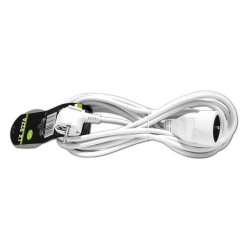 Przedłużacz sieciowy z jednym gniazdem i kablem o długości 5m / 1 mm2