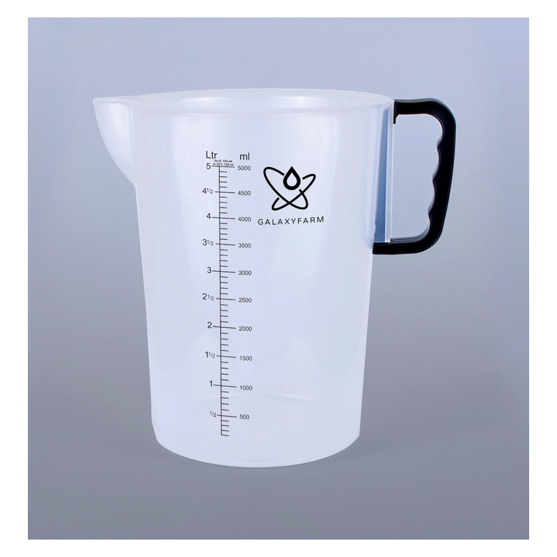 GALAXYFARM Miarka ze skalą do produktów sypkich i płynnych Gustav 5000ml / 5l