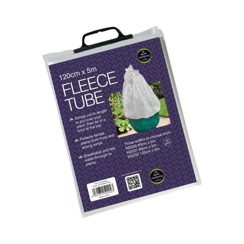 Kaptur ochronny do roślin oddychający - agro włóknina 120cm x 5m