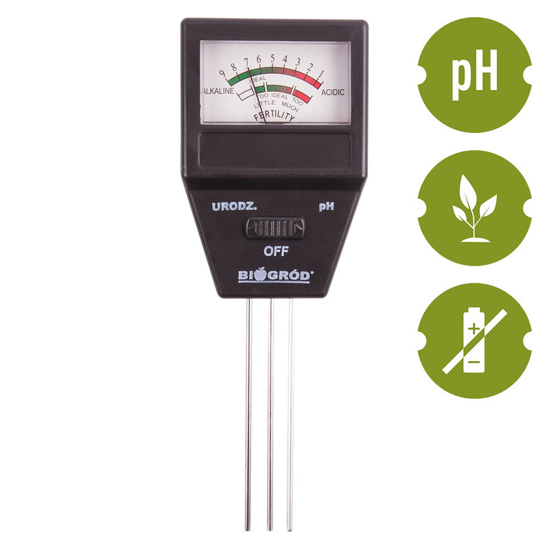 Bioogród Miernik pH / urodzajności gleby kwasomierz