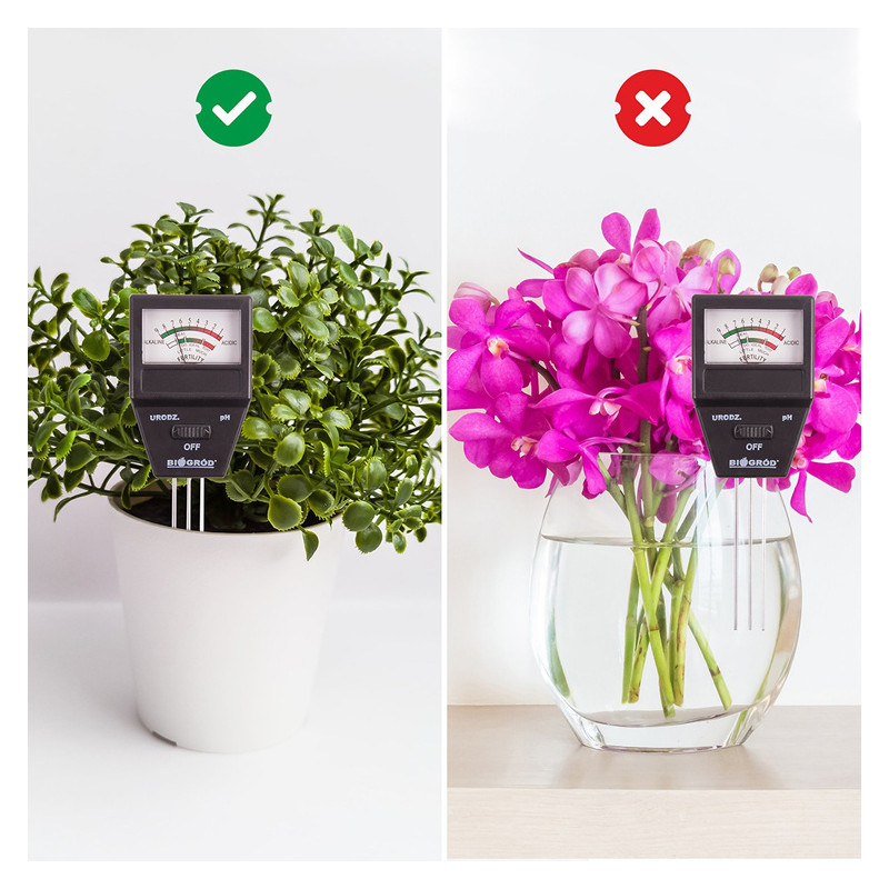 Bioogród Miernik pH / urodzajności gleby kwasomierz