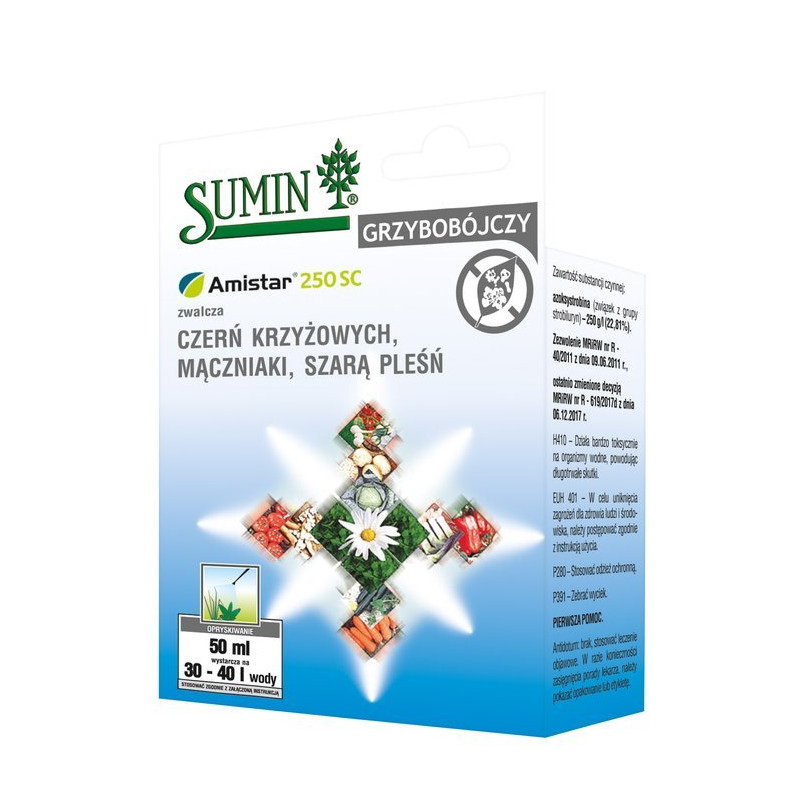 Sumin Amistar 250 SC 50ml - środek grzybobójczy Sumin Amistar 250 SC 50ml - środek grzybobójczy