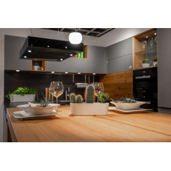 LENI Doniczka na parapet podłużna Flori 36x14x11 cm biała