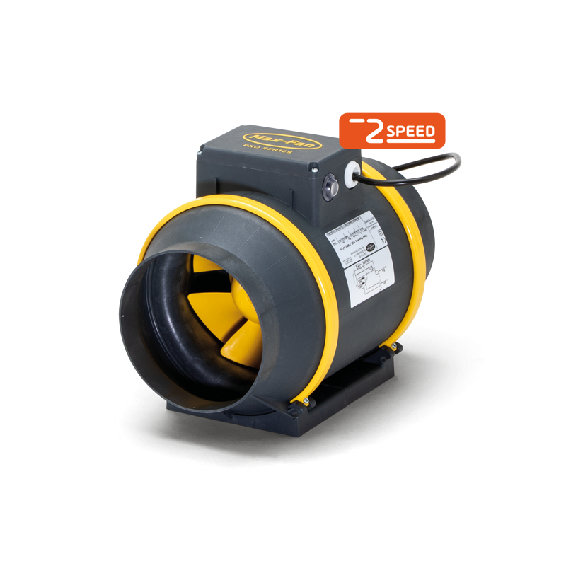 Wentylator kanałowy Can Max Fan Pro Series AC 2 speed fi 250mm 1660 M3/H