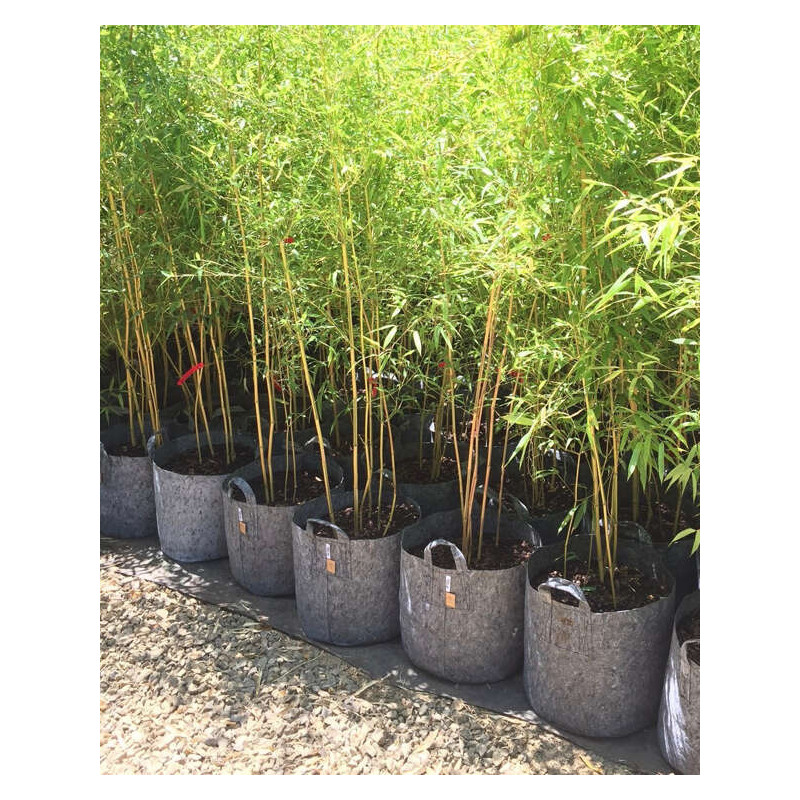 Growbag Root Pouch doniczka materiałowa 43x38cm 56L z uchwytem szara