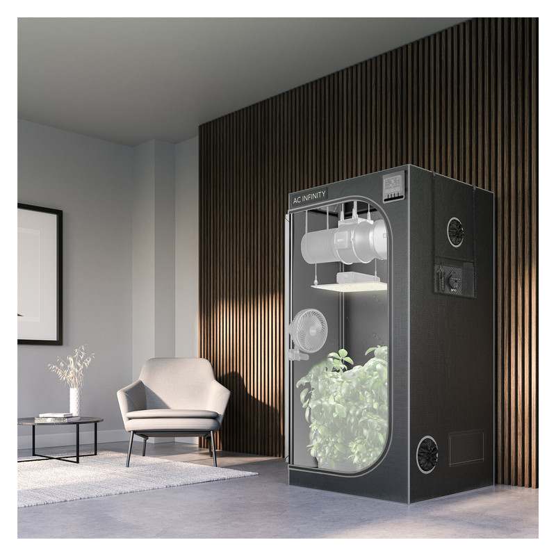 AC Infinity Cloudlab 844 120x120x200cm Mylar 2000D namiot do uprawy