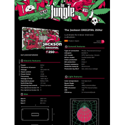 Grow The Jungle The Jackson ORIGINAL 250W Lampa LED Grow Dimmable SMD Samsung + Osram