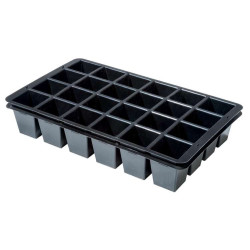 Taca uprawowa 2x wkład na sadzonki do propagatora Garland czarna 36,5 x 22 x 6cm Taca uprawowa 2x wkład na sadzonki do propagatora Garland czarna 36,5 x 22 x 6cm