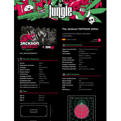Grow The Jungle The Jackson NEMESIS 200W Lampa LED Grow Dimmable LM282B + PRO + Osram + 660nm + 405nm Grow The Jungle The Jackson NEMESIS 200W Lampa LED Grow Dimmable LM282B + PRO + Osram + 660nm + 405nm