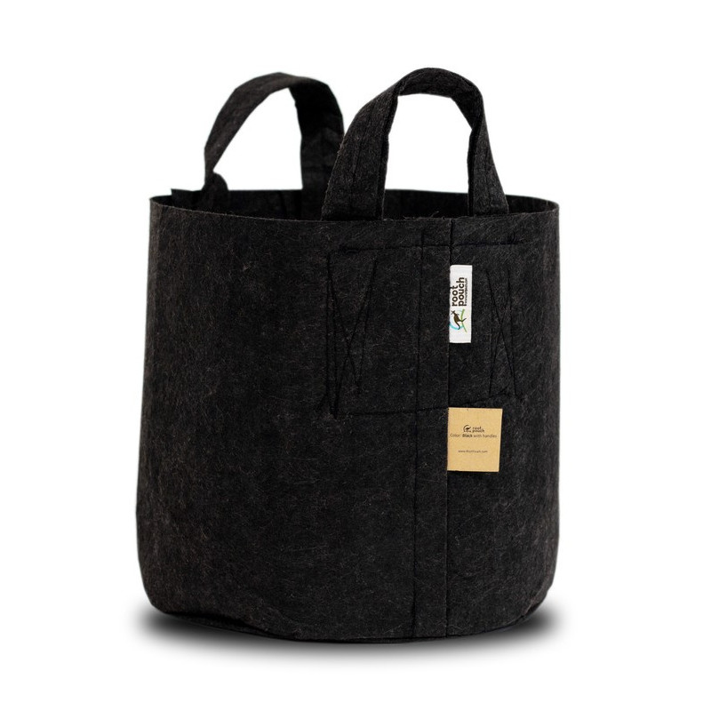 Growbag Root Pouch doniczka materiałowa 40x30cm 39L z uchwytem czarna Growbag Root Pouch doniczka materiałowa 40x30cm 39L z uchwytem czarna