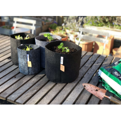 Growbag Root Pouch doniczka materiałowa 40x30cm 39L z uchwytem czarna Growbag Root Pouch doniczka materiałowa 40x30cm 39L z uchwytem czarna