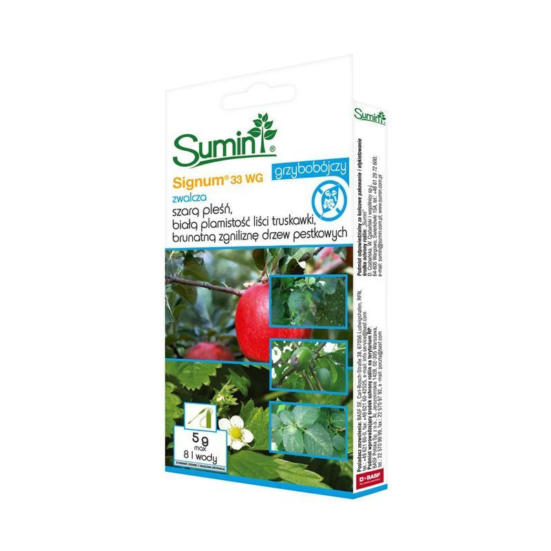 Sumin Signum 33 WG 10g - środek grzybobójczy w formie granulatu Sumin Signum 33 WG 10g - środek grzybobójczy w formie granulatu