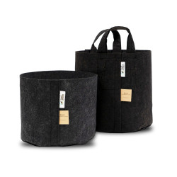Growbag Root Pouch doniczka materiałowa 35x30cm 30L z uchwytem czarna