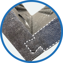 Wentylator radialny AirFan FoamBox 2x 250MM IN/OUT 1500m3/h