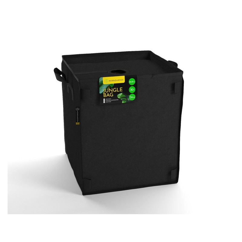 Herbgarden Jungle Bag Square 30L - doniczka materiałowa 30x30x h34cm