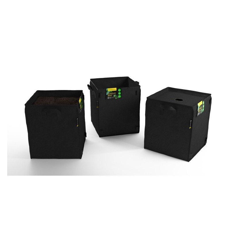 Herbgarden Jungle Bag Square 30L - doniczka materiałowa 30x30x h34cm