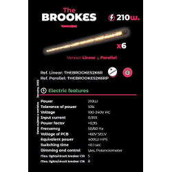 Grow The Jungle The Brookes 6x 35W (210W) Dimmable Parallel Lampa listwa LED Grow Grow The Jungle The Brookes 6x 35W (210W) Dimmable Parallel Lampa listwa LED Grow