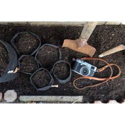 Growbag Root Pouch doniczka materiałowa 29x36cm 22L z uchwytem czarna