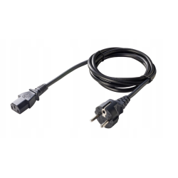 Kabel zasilający komputerowy do zasilacza / lampy GRUBY 1,4m 3x1mm