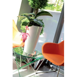 Doniczka ozdobna Tubus Slim Shine 28,6x15cm 3,3L