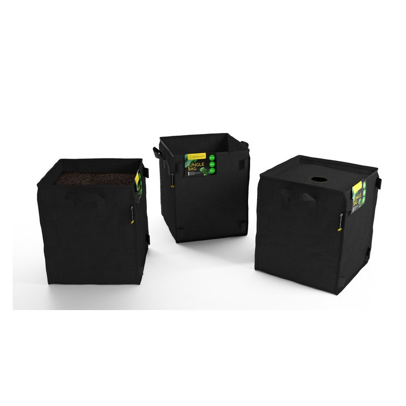 Herbgarden Jungle Bag Square 20L - doniczka materiałowa 26x26x h30cm Herbgarden Jungle Bag Square 20L - doniczka materiałowa 26x26x h30cm