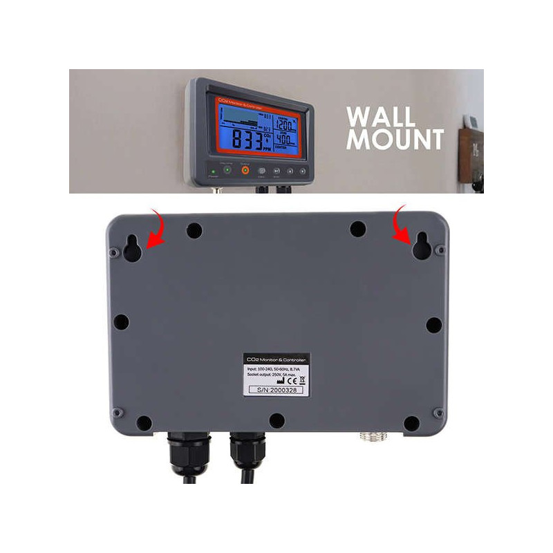 Elektroniczny monitor / miernik i kontroler CO₂ Elektroniczny monitor / miernik i kontroler CO₂