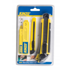 Kinzo Zestaw 2x nożyk łamany z zapasem ostrzy