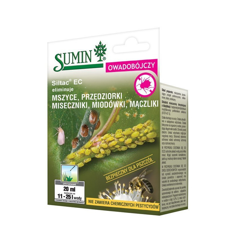 Sumin Siltac EC zwalcza przędziorki, mszyce, miseczniki 5ml Sumin Siltac EC zwalcza przędziorki, mszyce, miseczniki 5ml