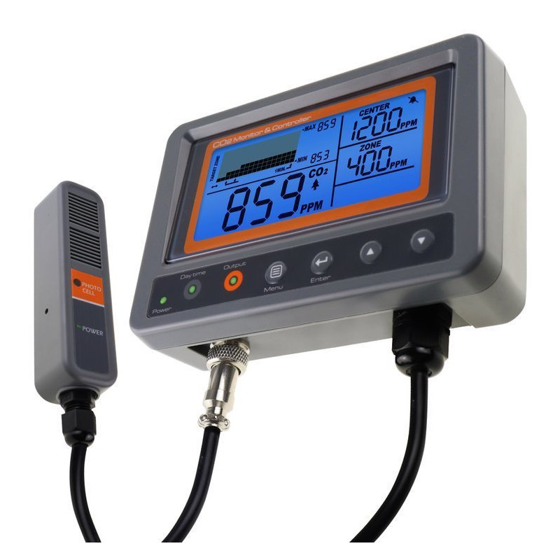 Elektroniczny monitor / miernik i kontroler CO₂ Elektroniczny monitor / miernik i kontroler CO₂