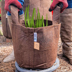 Growbag Root Pouch doniczka materiałowa 28x26cm 16L z uchwytami brązowa Growbag Root Pouch doniczka materiałowa 28x26cm 16L z uchwytami brązowa