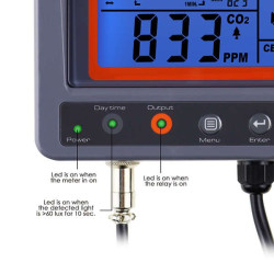 Elektroniczny monitor / miernik i kontroler CO₂ Elektroniczny monitor / miernik i kontroler CO₂